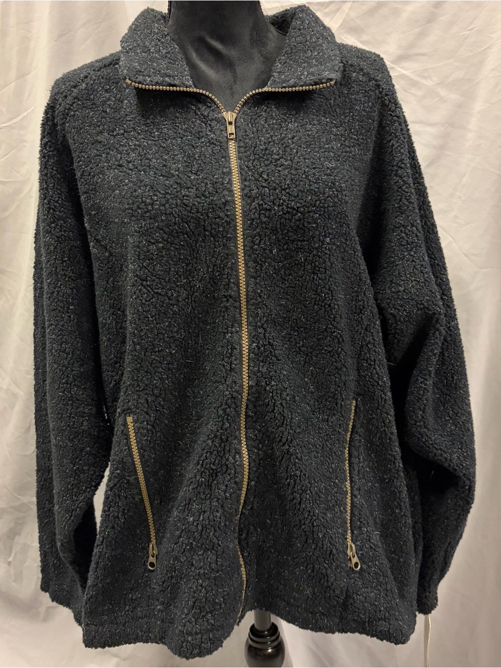 Columbia Black Heather Wahkeena Cozy Zip-Up Jacket